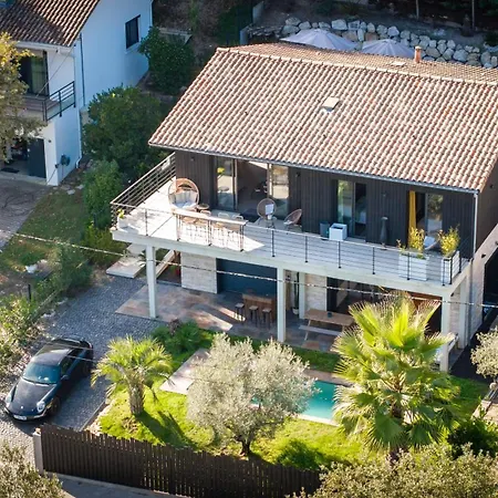 Vila De Luxe Avec Piscine Et Vue Imprenable Sur Le Lacanau